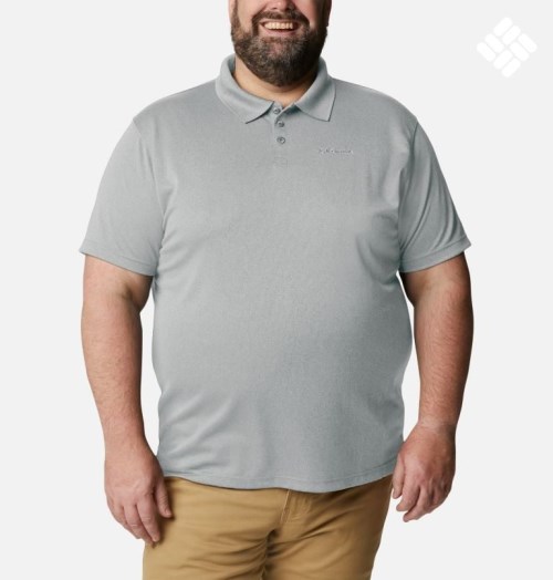 Columbia Utilizer Polo T Skjorte Herre Grå | Plus Size 02157C